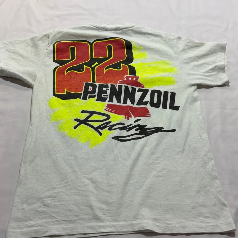 Vintage 90s Pennzoil Racing shirts Lot of 2 Front & Back Graphics Midget racing - Picture 5 of 16